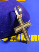 Pingente Cruz 4.00 Gramas Dupla face 35 mm Maciço