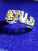 Anel Jesus Prata 950 topo 7 mm Peso 3.40 Gramas Modelos Fosco Lindo anel