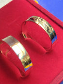 Alianças  Lisa Ouro 18 kilates Reta Risco 7,5 Gramas 5,50 mm