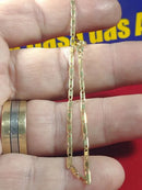 Pulseira Piastrine Ouro 18 Kilates Peso 1.10 Gramas 1.50 mm 21 Cm