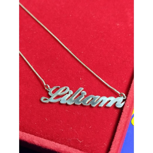 Cordão com nome prata 950 todos os nomes tamanho