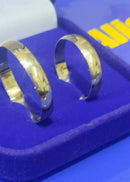 Alianças  Casamento Ouro 18 kilates 4.50 Gramas 5.10 mm Maciça