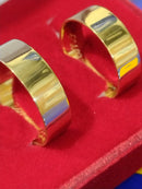 Par Alianças Ouro 18 kilates 6 mm Peso 8 gramas