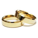 Alianças Ouro Casal Casamento Ouro 18 Kilates Casal Par Resistente Reta com Kina 4 mm 6 Gramas