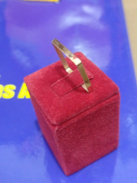 Anel Ouro 18 Kilates 1.50 Gramas 1 mm