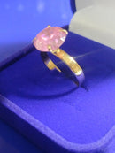 Anel Pedra Zircônia Solitário 10 mm Ouro 18 Kilates Peso 3.00 Gramas Aro 3 mm