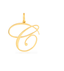 Pingente Letra Ouro 18 kilates 1.50 Gramas 20 mm Todas Letras