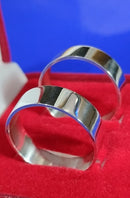 Alianças Reta 7mm Prata 950