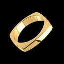 Anel Ouro 18 Kilates 12 Gramas 4 mm Resistente e Maciço Top de linha