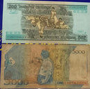 9 Cédulas Antigas Coleção Nacionais Antigas Coleção  Nova, Raras e Colecionáveis