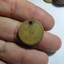 Moeda Antiga 1 Cruzeiro 1945 Bronze Alumínio Com Furo