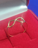 Anel Ouro 18 Kilates Infinito Peso 0.80 Grama