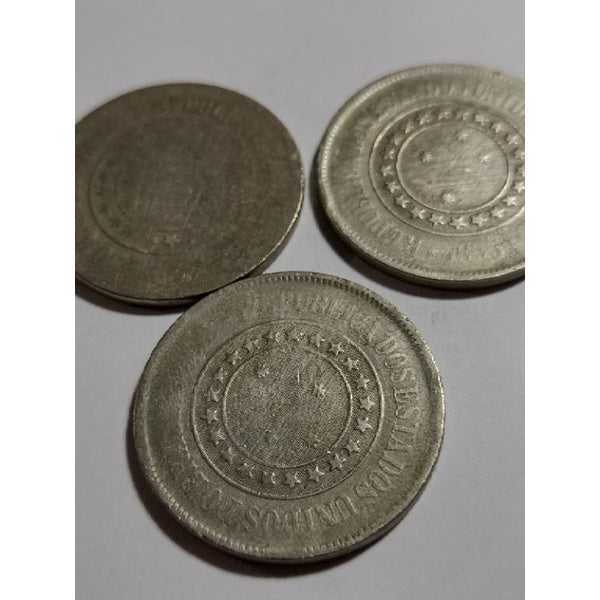 moedas antigas para coleção escarça no estado 3 moedas