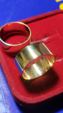 Par de Alianças 7 mm Peso 10 Gramas Ouro 18 Kilates Noivado Casamento Compromisso