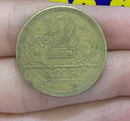 Moeda 2  Cruzeiros 1951 Repulblica do Brasil