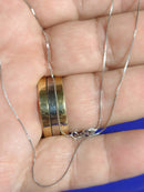 Colar Gargantilha Corretinha Ouro Branco 18 Kilates 42 Cm 1.00 Grama