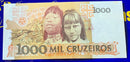 Cédula 1000 Cruzeiros Antiga Coleção Brasil