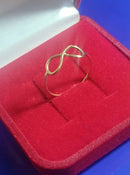 Anel Ouro 18 Kilates Infinito Peso 0.80 Grama