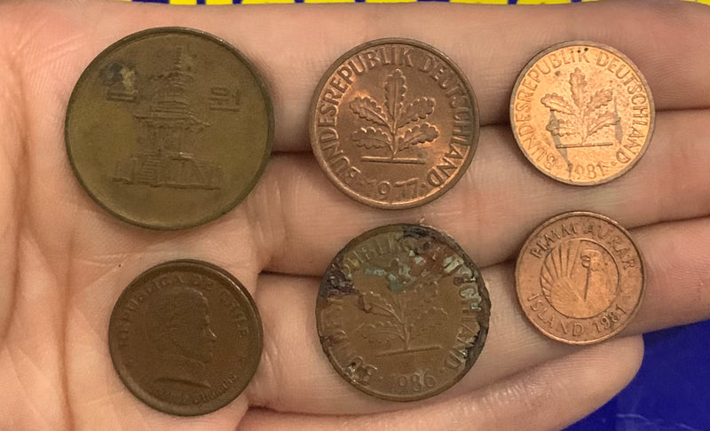 12 Moedas Vafriadas Antigas