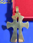 Pingente Cruz Ouro 18 Kilates 45 mm Peso 8.20 Gramas Maciça