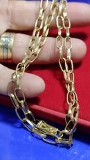 Cordão Ouro Masculino 18 Kiilates Peso 12 Gramas 5 mm 60  Oco