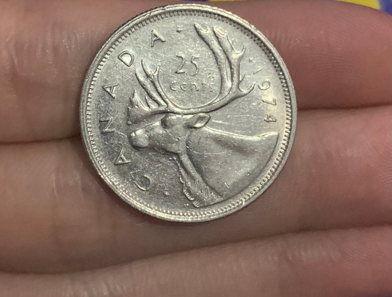 Moeda 25 Cent 1974