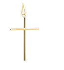 Pingente Cruz Ouro18 Kilates Peso 1.40 Gramas 15 mm Palito