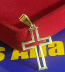 Pingente Ouro 18 Kilates Peso 1.20 Gramas 21 mm Maciça