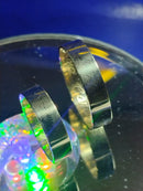 Par Alianças Ouro 18 kilates 7 mm Peso 10 Gramas