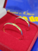 Alianças Ouro 18 kilates 2.30 Gramas 2.6 mm Maciça