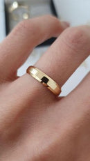 Par Alianças Casal Noivado Casamento Ouro 18 Kilates