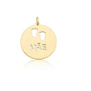 Pingente Pesinho de Mãe Ouro 18 k Peso 0.50 Grama 12 mm