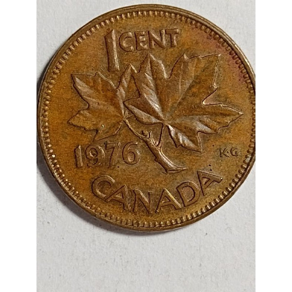 Moeda 1 Cent 1976  do Chile 19 mm Rara