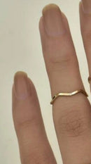 Anel Falange Ouro 18 Kilates  1 Grama Grosso 1 mm