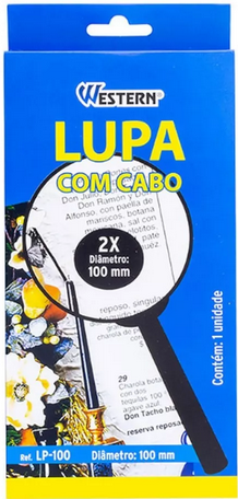 Lupa Com Cabo Western 100mm Lp-100 ( 1Unidade)
