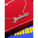 Cordão com nome personal prata 950 de lei