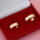 Alianças 6 mm Casal Par Casamento Ouro 18 Kilates Noivado Casal Maciça 7 Gramas Maciça