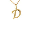 Pingente Letra  Ouro 18 Kilates 1.60 Gramas 18 mm