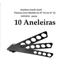 Medidor De Anel o mais recomendado Tamanho 21,5 x 2 cm. 10 Peças
