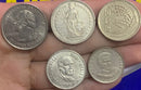 Kit 5 Moedas Dolar e Escudo