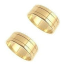 Aliança De Noivado Ou Casamento Em Ouro 18k 9 Mm 10 Gramas