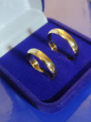 Alianças Boleadas 6 mm Ouro 18 kilates Casamento Noivado Compromisso 7 Gramas Maciça