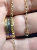 Pulseira Ouro Elos 0,70 Gramas 18 Cm 2 mm