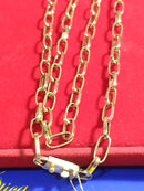 Cordão Ouro Masculino 18 Kiilates Peso 12 Gramas 5 mm 60  Oco