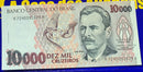 Cédula 10.000 Cruzeiros Banco Central do Brasil Antiga