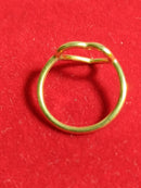 Anel Coração Ouro18 K / 2 Gramas/ Coração 15 Mm