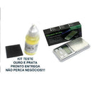 Kit Original Teste Kit Teste Ouro, Prata, Metais com Água de Toc, Pedra e Balança Para Pesar