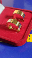 Alianças Ouro 18 kilates 7,20 Gramas 7 mm Maciço Vom Risco