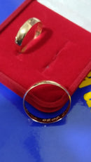 Alianças Boleadas Namoro Casamento Ouro 18 kilates Noivado 4 mm 5.10 Gramas