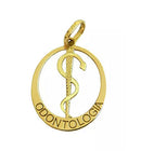 Pingente Odontológia Ouro 18 Kilates 1.00 Grama 10 mm Maciço